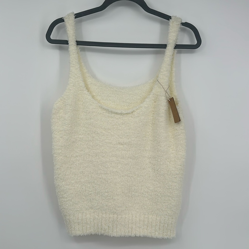 NWT Skims Cozy Knit Tank in Cream Size 4X/5X
